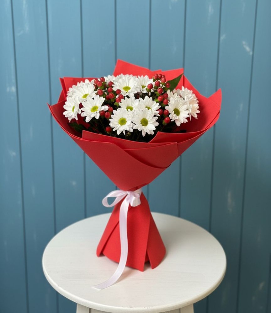 Букет цветов из: Хризантемы в Ховрино