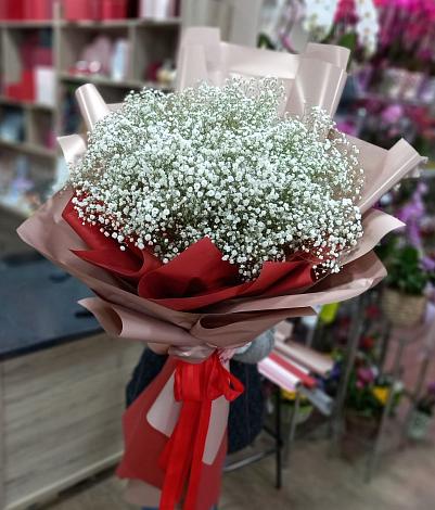 Букет цветов из: Гипсофила в Ховрино