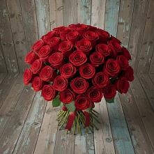 Букет 55 Красных роз Фридом #REPLACE_PRED# Ховрино
