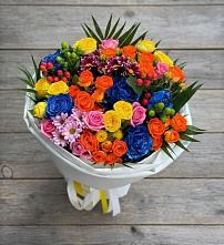 Букет цветов из:  Розы и Хризантемы в Ховрино