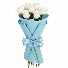 Букет 7 белых роз Проуд #REPLACE_PRED# Ховрино