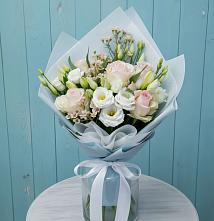 Букет цветов из:  Розы и Лизиантусы #REPLACE_PRED# Ховрино