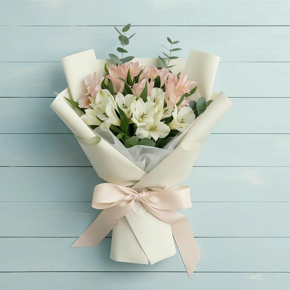 Букет цветов из: Альстромерии в Ховрино