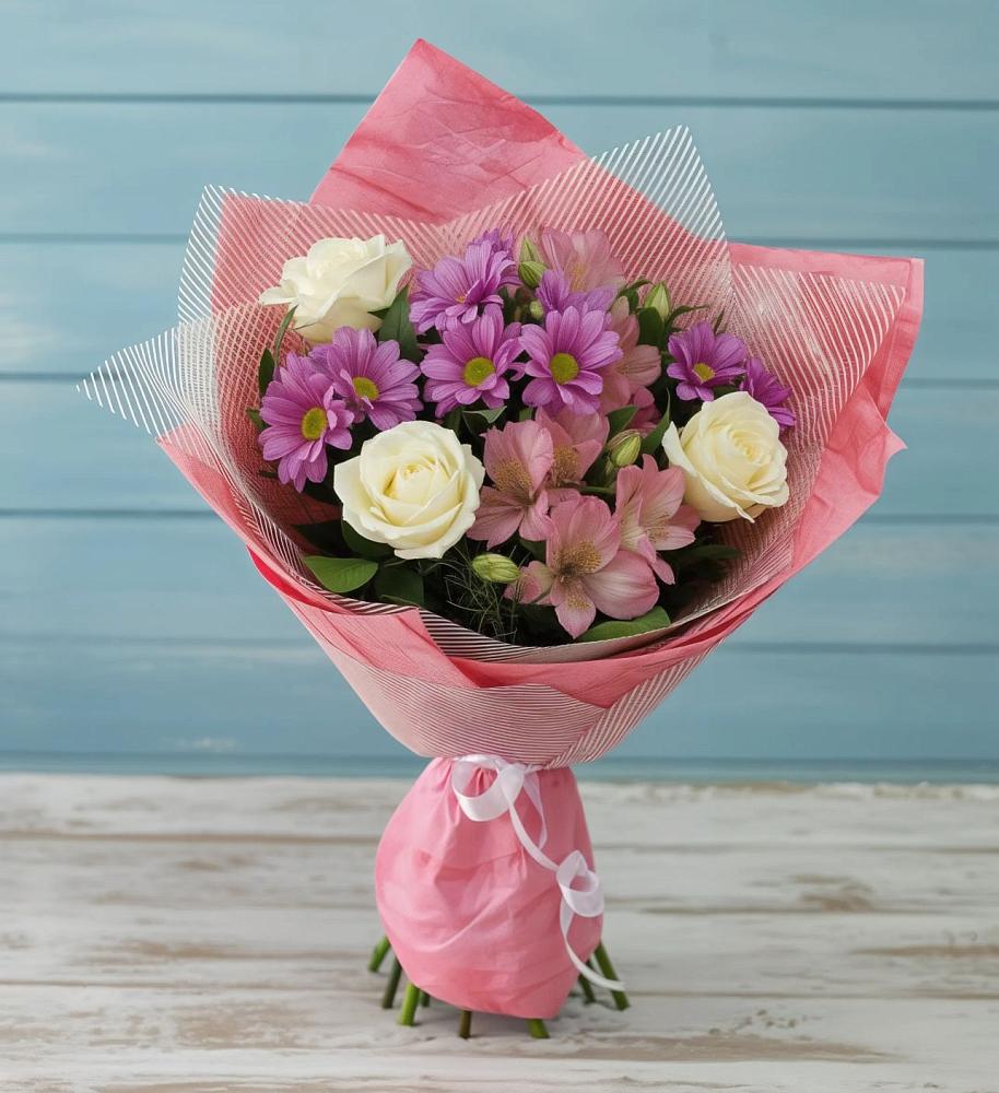 Букет цветов из: Герберы в Ховрино