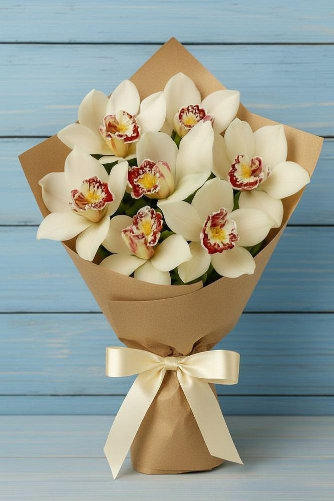 Букет цветов из: Орхидеи и Розы в Ховрино