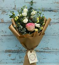 Букет цветов из:  Розы и Лизиантусы #REPLACE_PRED# Ховрино