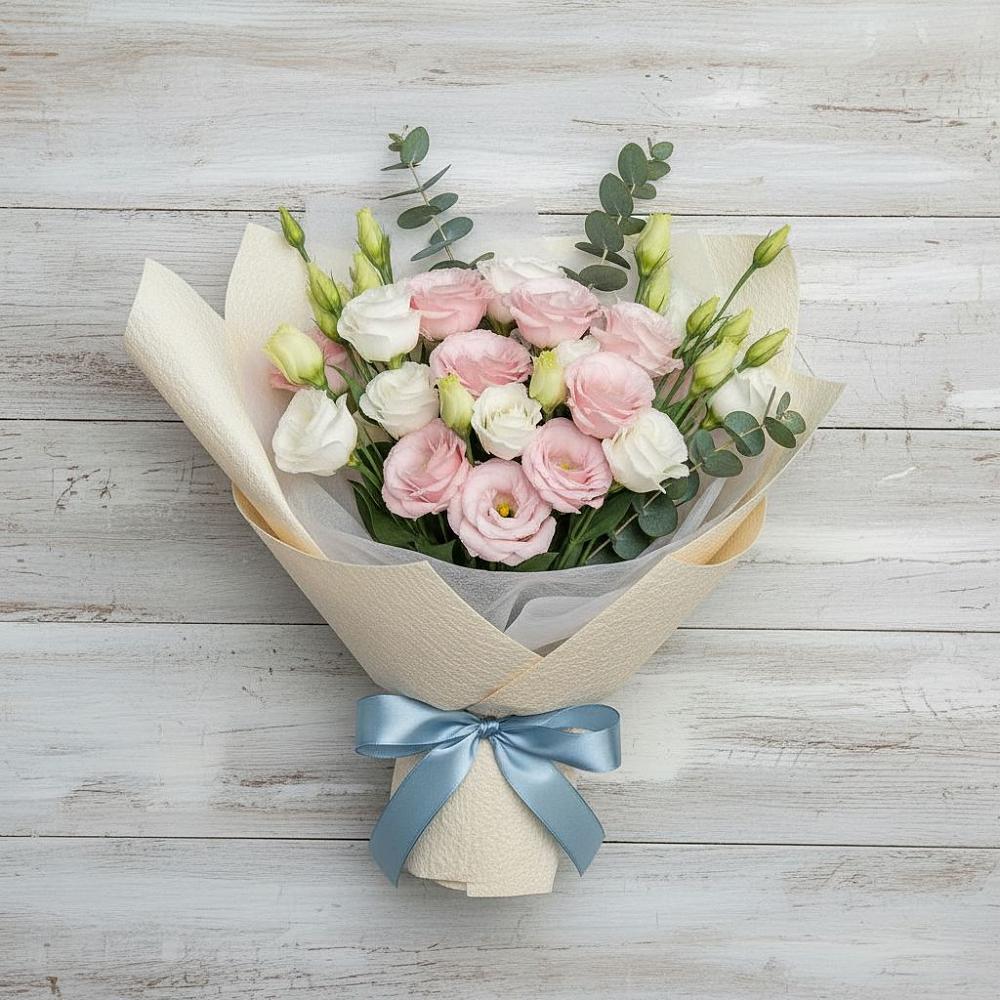 Букет цветов из: Лизиантусы в Ховрино